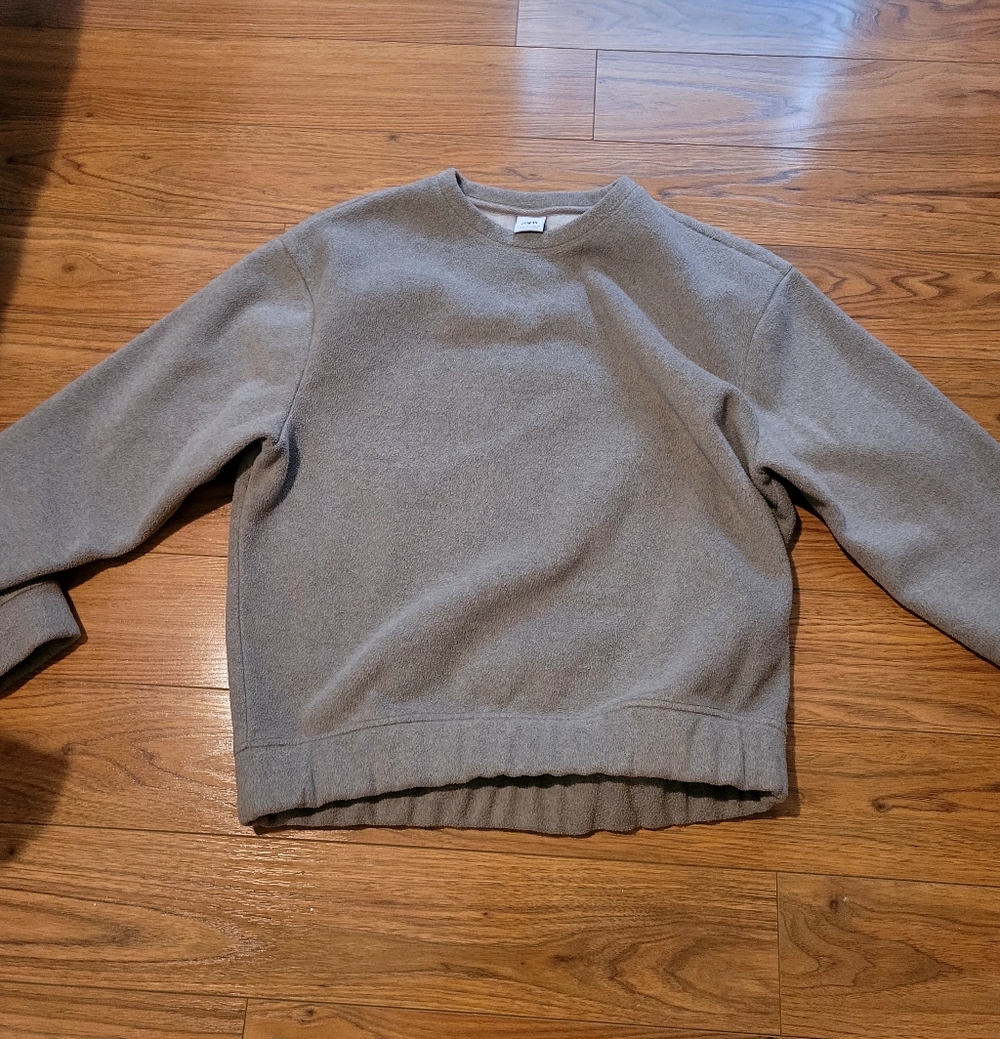 Zara Cream Fleece Pullover Sweather